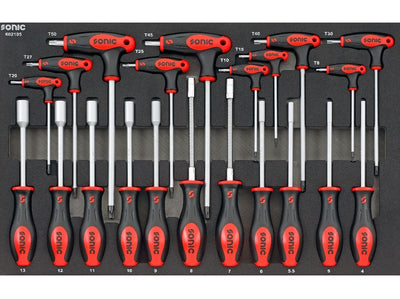 Socket Screwdriver, Hex and Grip Key Set
