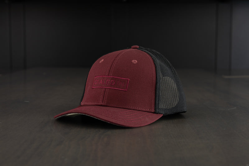 Obsessed Garage Dialed In Label Hat