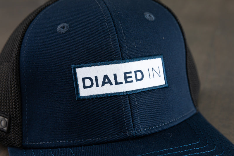Obsessed Garage Dialed In Label Hat