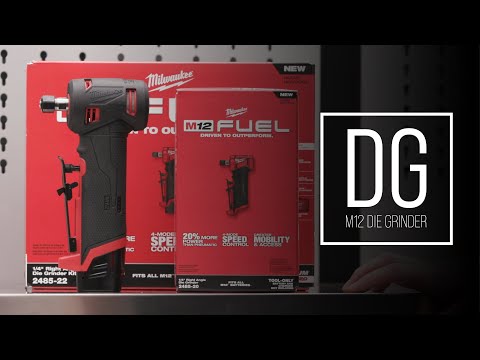 Milwaukee M12™ FUEL™ 1/4" Right Angle Die Grinder