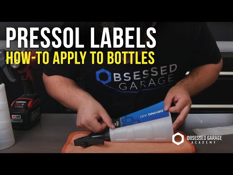Blue Pressol ProSeries Label