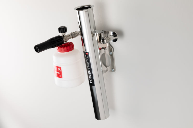 Mosmatic Wall Mounted Wand Holder and Accessories