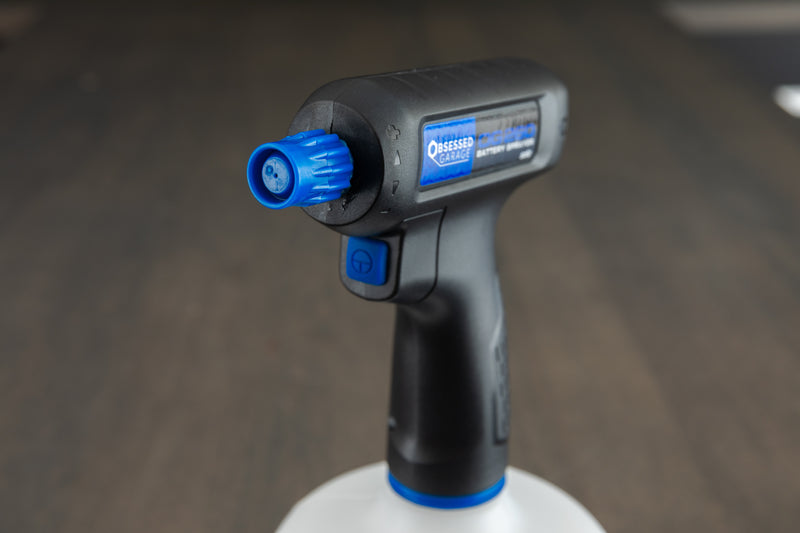 Obsessed Garage Hand-Held Battery Powered Sprayer by Solo