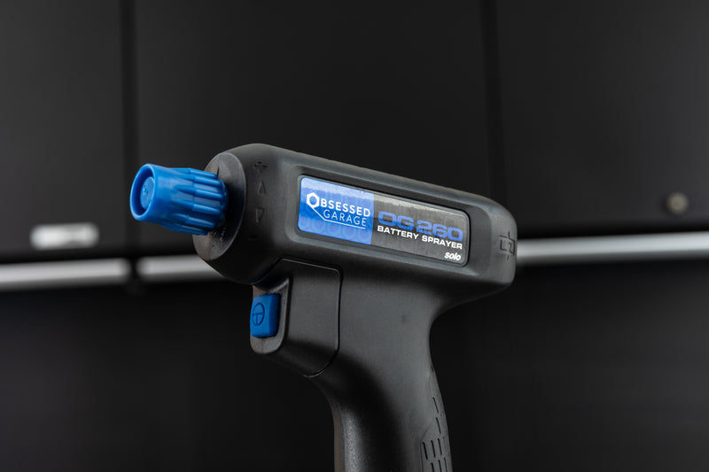 Obsessed Garage Hand-Held Battery Powered Sprayer by Solo