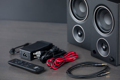 PSB Alpha AM3/AM5 Powered Bookshelf Speakers