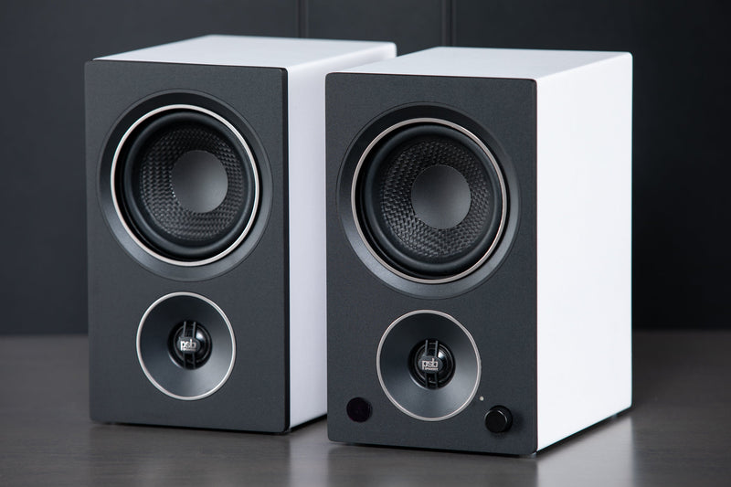 Basic Bluetooth Powered Bookshelf Speaker Audio Package