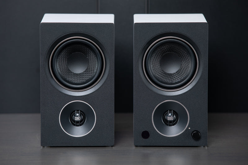 PSB Alpha AM3/AM5 Powered Bookshelf Speakers