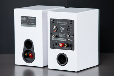 PSB Alpha AM3/AM5 Powered Bookshelf Speakers