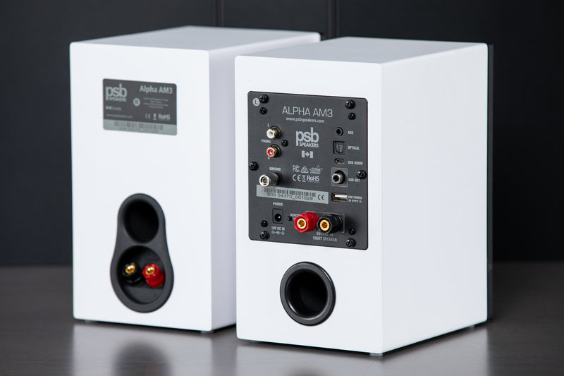 PSB Alpha AM3/AM5 Powered Bookshelf Speakers