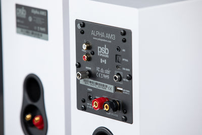 PSB Alpha AM3/AM5 Powered Bookshelf Speakers