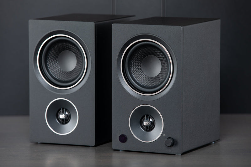 Basic Bluetooth Powered Bookshelf Speaker Audio Package