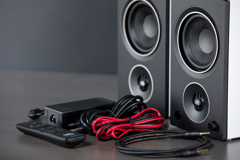 PSB Alpha AM3/AM5 Powered Bookshelf Speakers