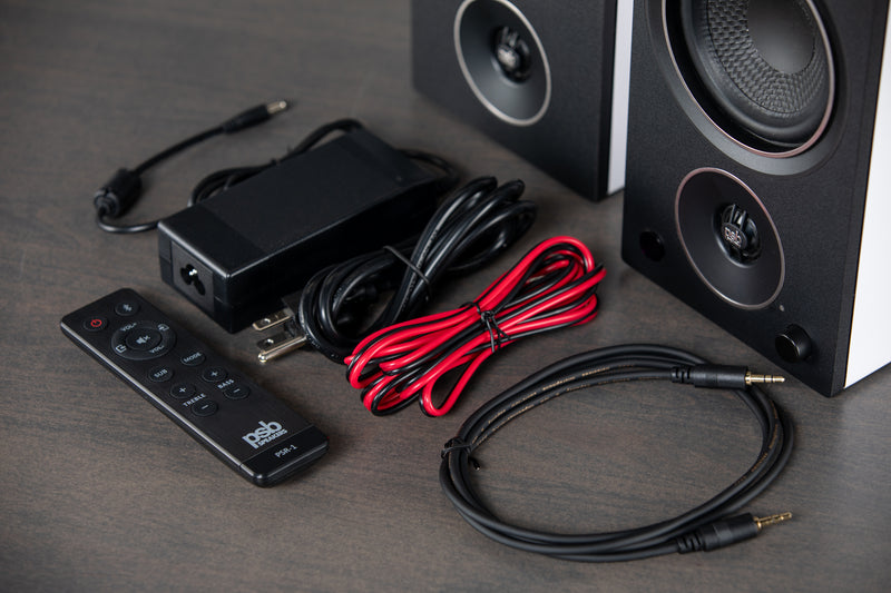 PSB Alpha AM3/AM5 Powered Bookshelf Speakers
