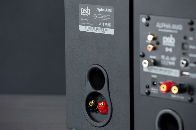 PSB Alpha AM3/AM5 Powered Bookshelf Speakers