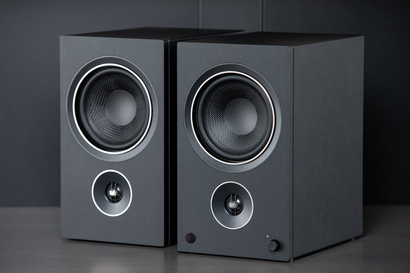 PSB Alpha AM3/AM5 Powered Bookshelf Speakers