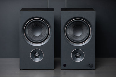 PSB Alpha AM3/AM5 Powered Bookshelf Speakers