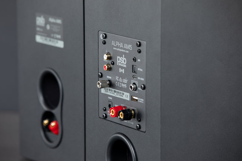 PSB Alpha AM3/AM5 Powered Bookshelf Speakers