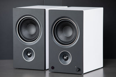 PSB Alpha AM3/AM5 Powered Bookshelf Speakers