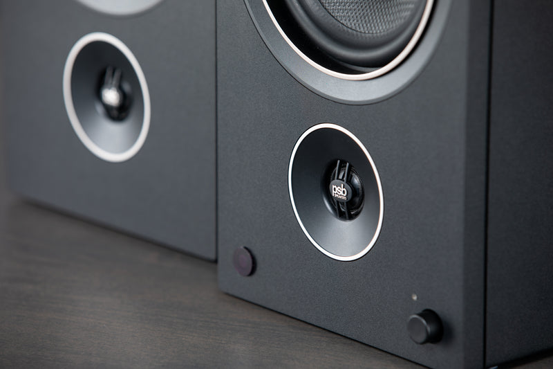 PSB Alpha AM3/AM5 Powered Bookshelf Speakers