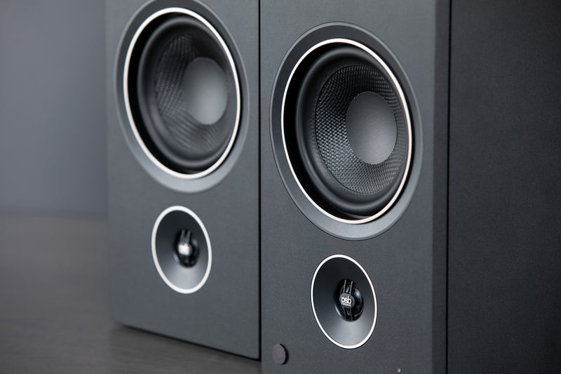PSB Alpha AM3/AM5 Powered Bookshelf Speakers