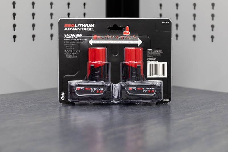 Milwaukee M12™ REDLITHIUM™ XC3.0 Battery 2 Pack