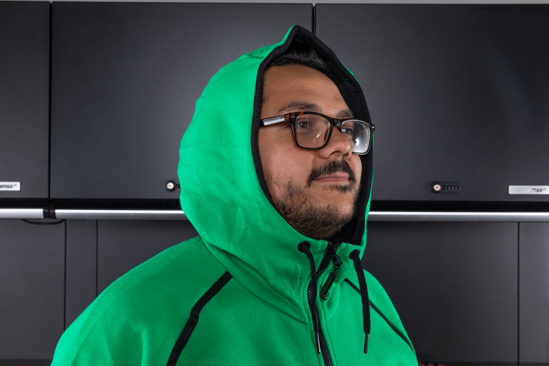 Obsessed Garage Reflex Zip-Up Hoodie