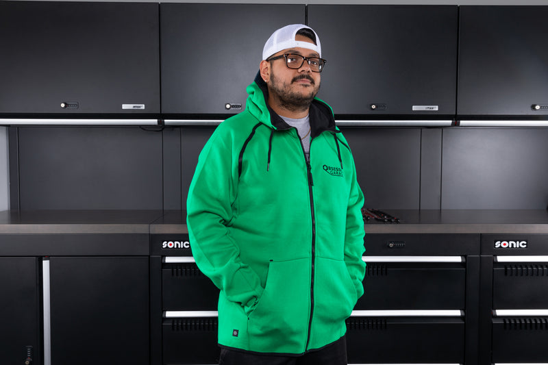 Obsessed Garage Reflex Zip-Up Hoodie