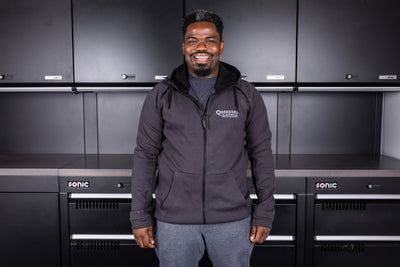Obsessed Garage Reflex Zip-Up Hoodie
