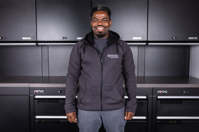 Obsessed Garage Reflex Zip-Up Hoodie