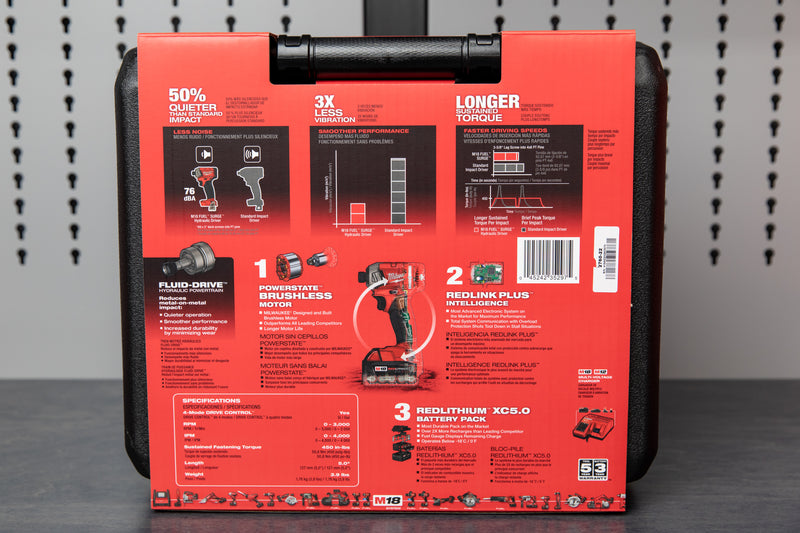 Milwaukee M18™ FUEL™ SURGE™ 1/4" Hex Hydraulic Driver