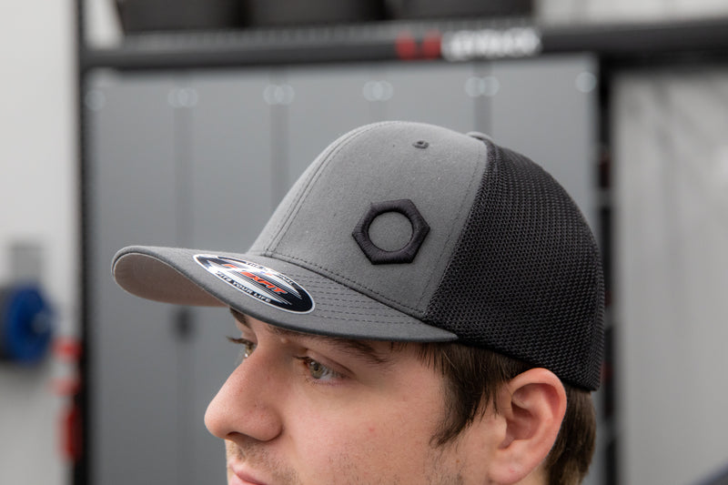 Obsessed Garage Raised Hex Hat - Flexfit