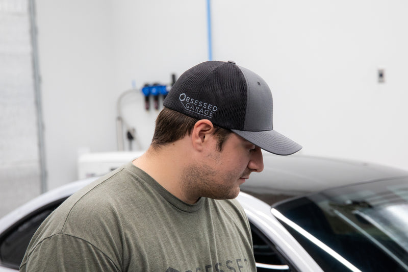 Obsessed Garage Raised Hex Hat - Flexfit