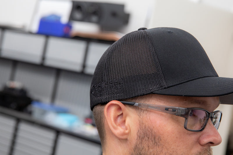 Obsessed Garage Raised Hex Hat - Flexfit