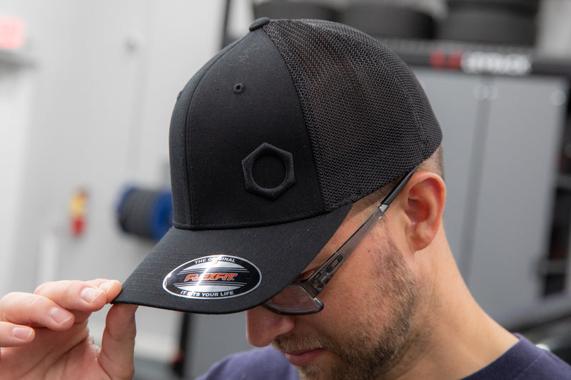 Obsessed Garage Raised Hex Hat - Flexfit
