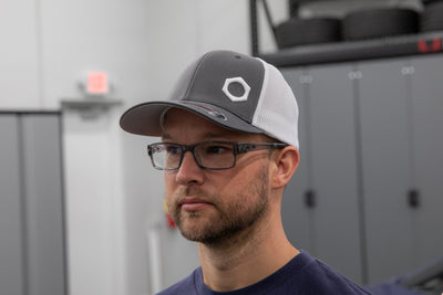 Obsessed Garage Raised Hex Hat - Flexfit