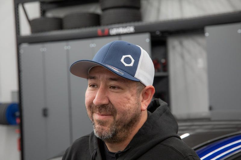 Obsessed Garage Raised Hex Hat - Flexfit